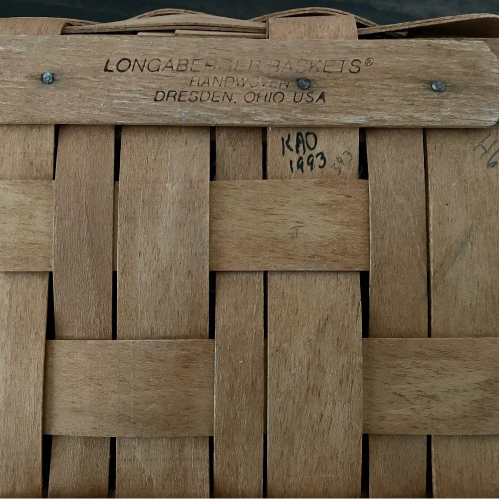 Longaberger Bayberry Basket- Christmas Collection 1993  Edition